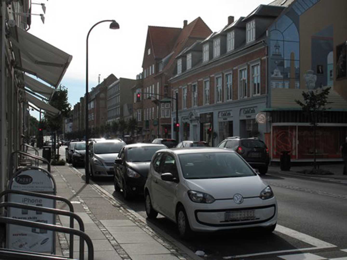 Eksempel på facader i Charlottenlund bydelscenter