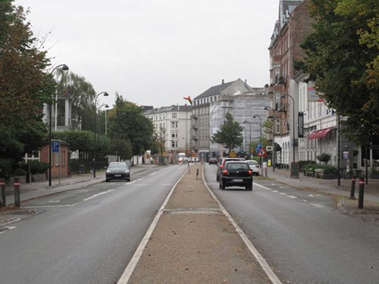 Eksempel på facader i Hellerup bydelscenter