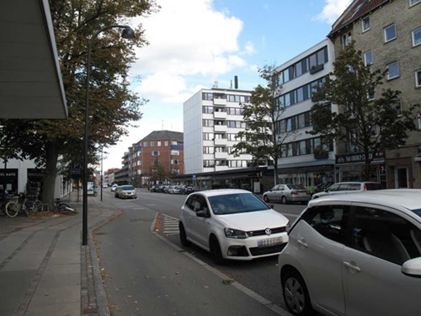 Eksempel på facader i Ordrup bydelscenter