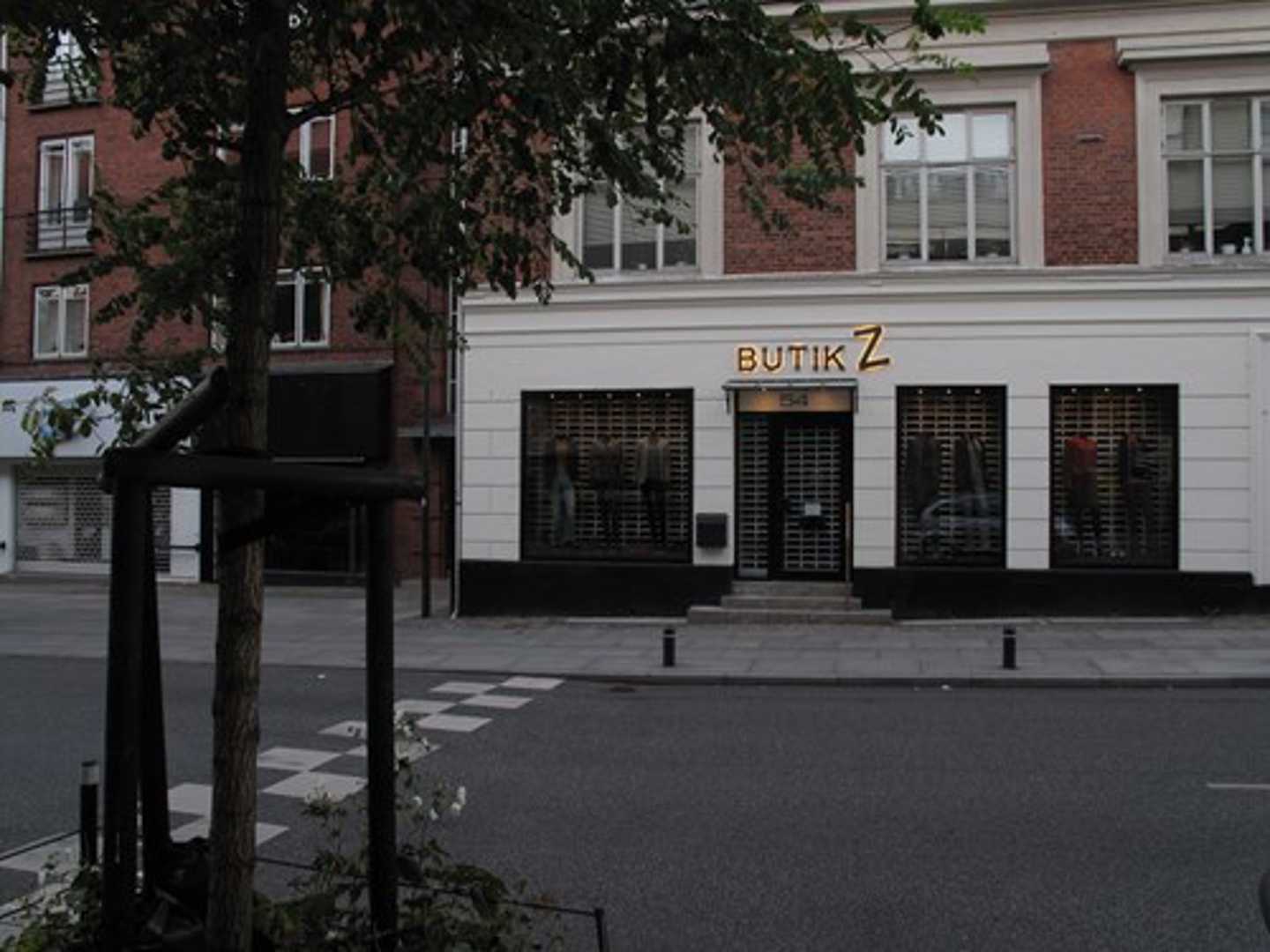 Eksempel på lysskilt - Butik Z