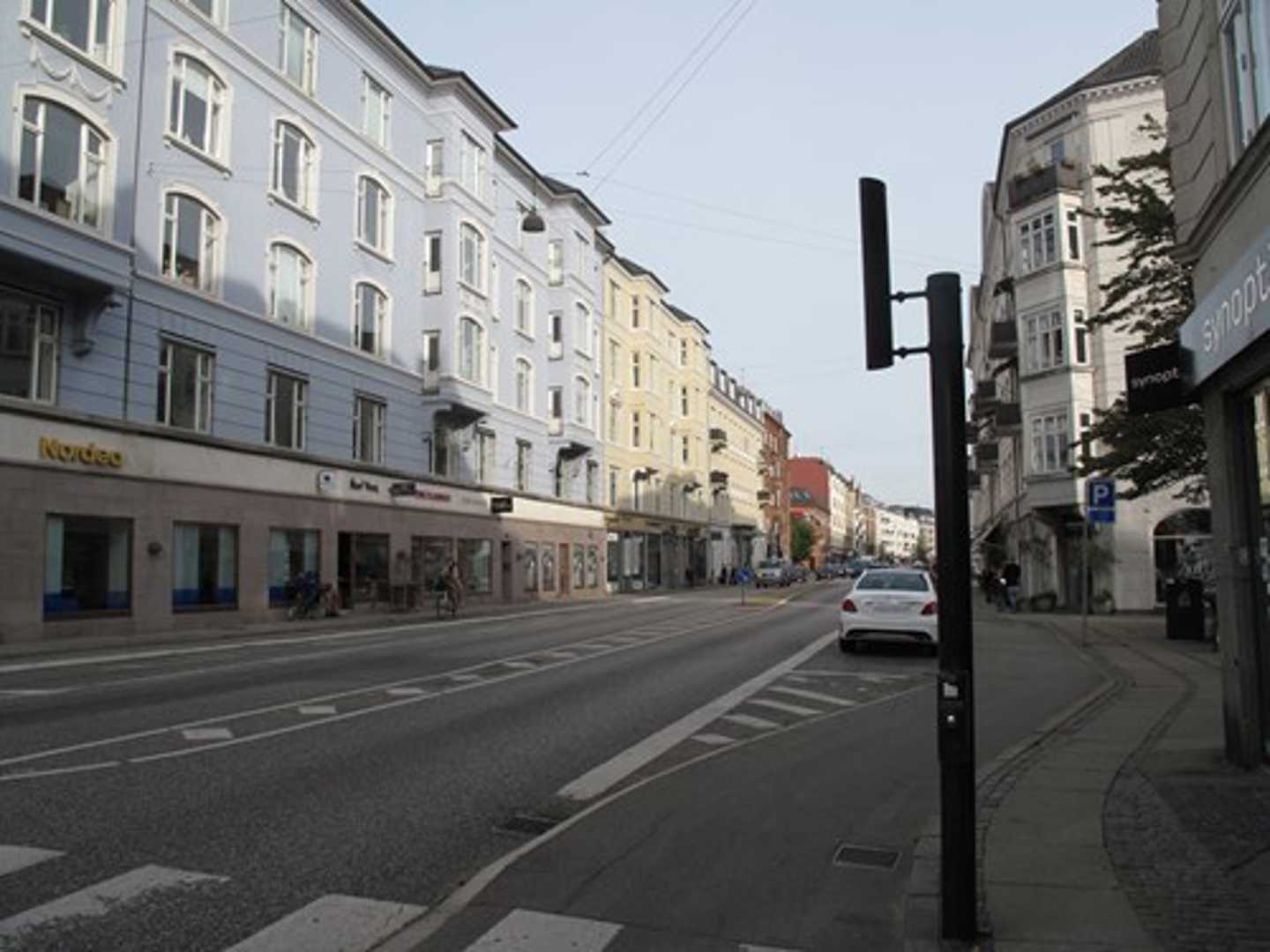 Eksempel på facader i Hellerup bydelscenter