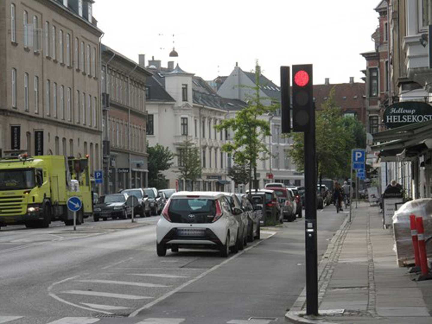 Eksempel på facader i Hellerup bydelscenter